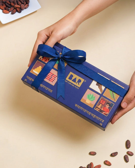 BAR Indian Origin Collection — Single-Origin Mini Bars, Idukki & Mangalore (8 x 8g Gift Box)