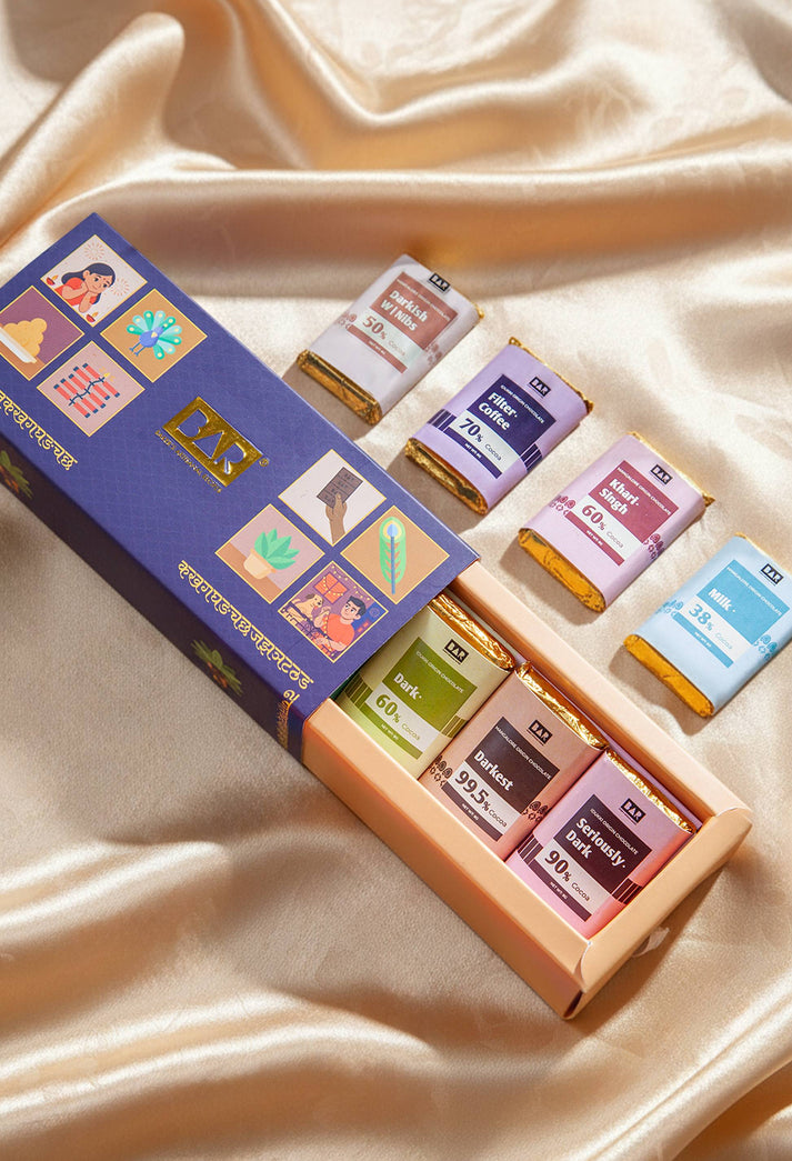 BAR Indian Origin Collection — Single-Origin Mini Bars, Idukki & Mangalore (8 x 8g Gift Box)