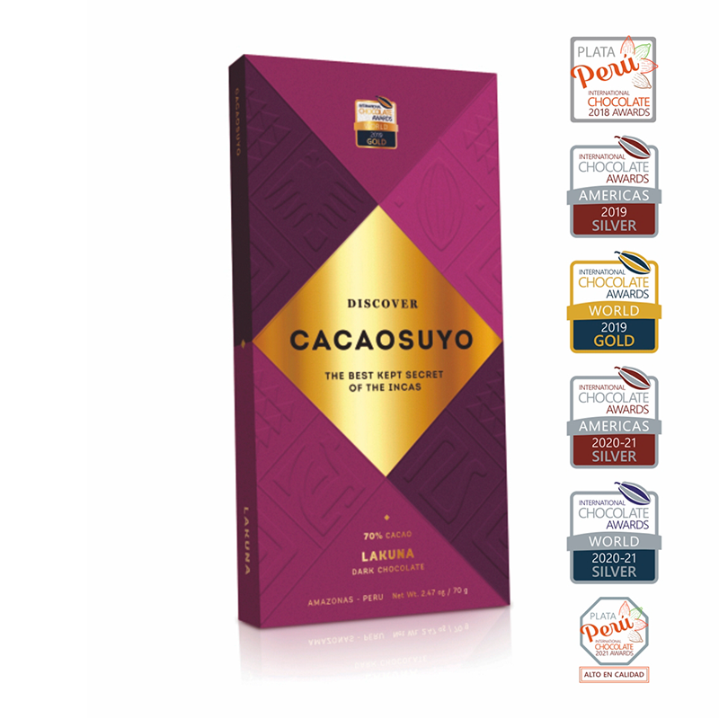 Cacaosuyo Lakuna 70% Dark Chocolate Bar — Single Origin, Peru