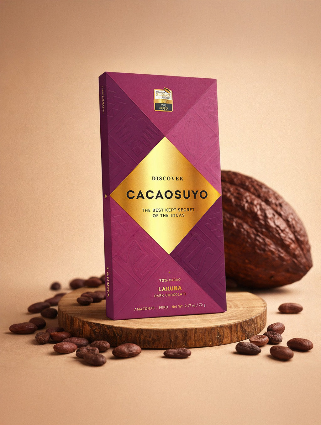 Cacaosuyo Lakuna 70% Dark Chocolate Bar — Single Origin, Peru