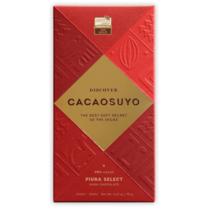 Cacaosuyo Piura Select 70% Dark Chocolate Bar — Single Origin, Piura Peru
